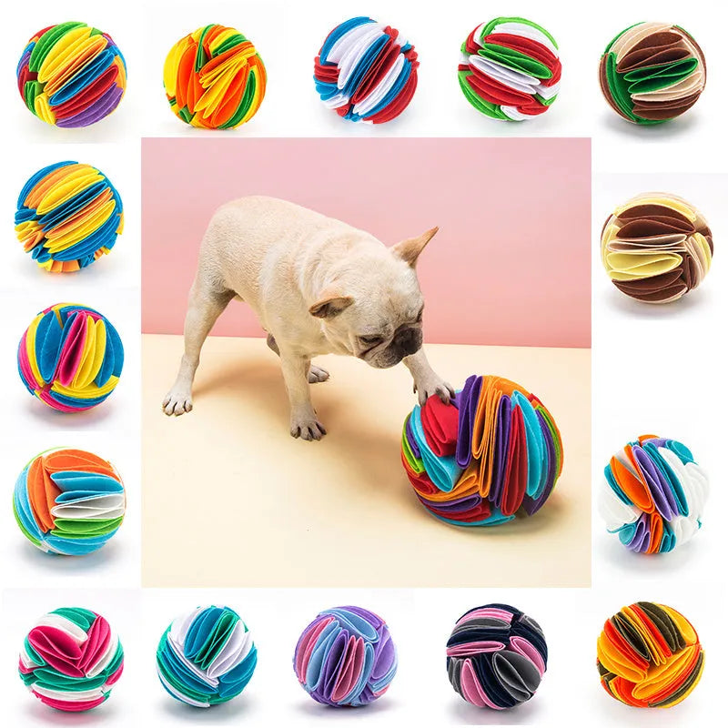 IQ-Boosting Snuffle Ball for Engaging Dog Training and Fun Feeding