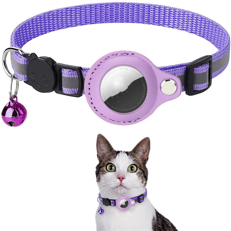 Reflective Waterproof AirTag Collar – Safety & Style for Cats