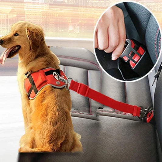 Adjustable Car Seat Belt for Dogs and Cats: Keep Your Pet Safe on the Road