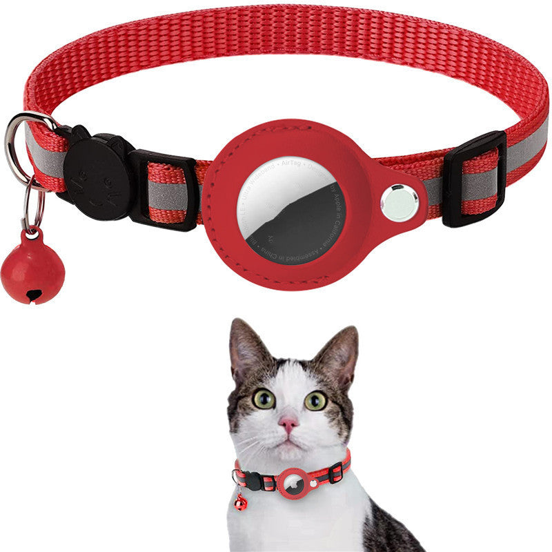 Reflective Waterproof AirTag Collar – Safety & Style for Cats