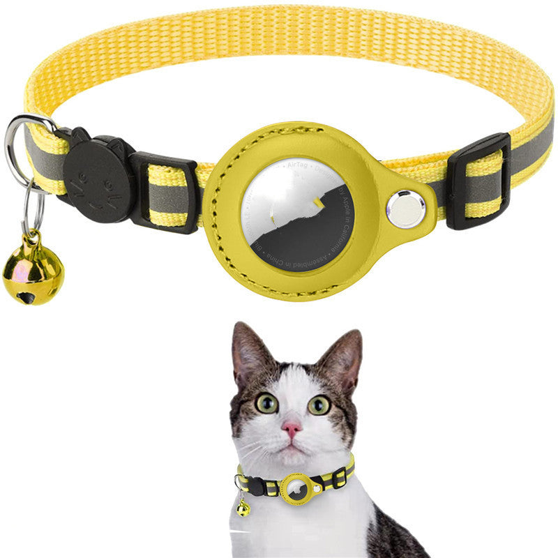 Reflective Waterproof AirTag Collar – Safety & Style for Cats