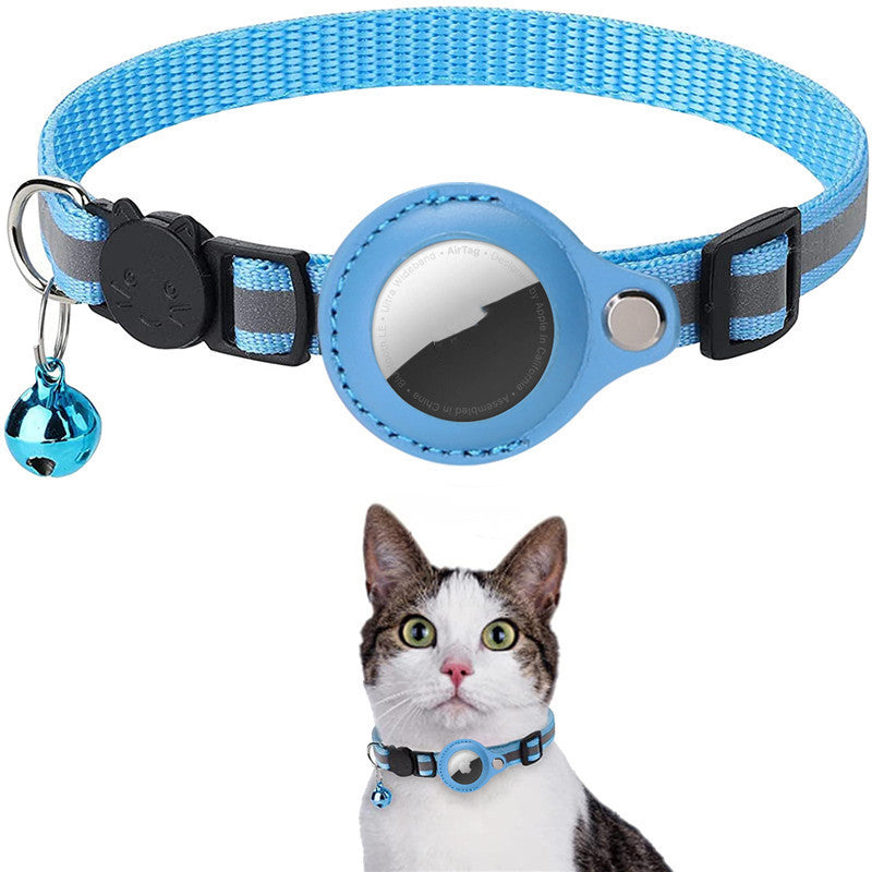 Reflective Waterproof AirTag Collar – Safety & Style for Cats