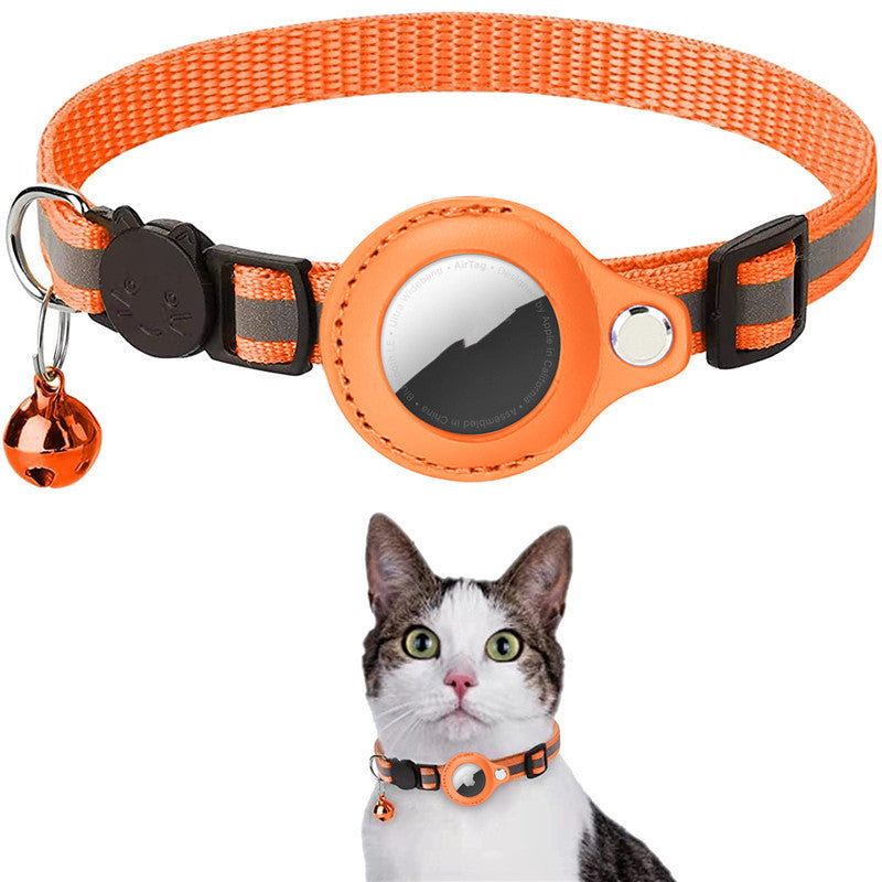 Reflective Waterproof AirTag Collar – Safety & Style for Cats