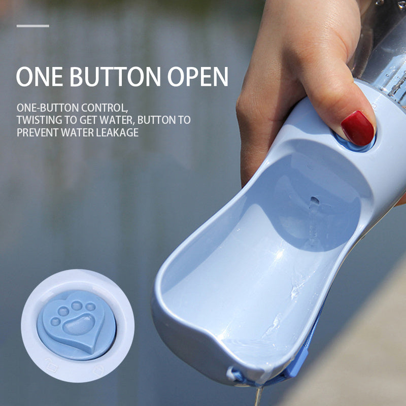 Leak-proof water flow from pet bottle.